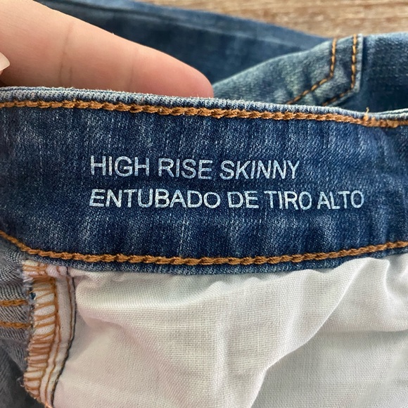 🍍3/$18 Wild Fable High Rise Skinny Distressed Jeans - Picture 6 of 7